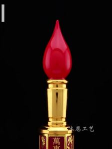 SXH  Electric Candle Lamp Plug-in Candle Lamp Household Candle Holder Offering Lamp God of Wealth Lamp Lantern Prosperity Electric Candle