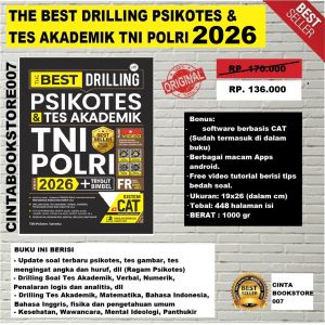 BUKU LOLOS TES TNI  POLRI THE BEST DRILLING PSIKOTES & TES AKADEMIK TNI POLRI 2026