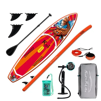 SUP KOI - Ván chèo đứng bơm hơi Funwater Koi Thổ cẩm - Thuyền SUP chính hãng