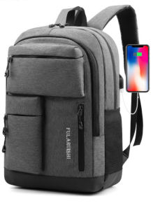 CJH BAGS #4019 CANVAS MATERIAL MULTI-FUNCTIONAL  SCHOOL AND TRAVELLING BAGPACK  FOR MEN