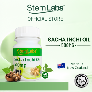 StemLabs Sacha Inchi Oil Omega 3-6-9 500mg Minyak Sacha Inchi [JAKIM Halal | KKM Approved]