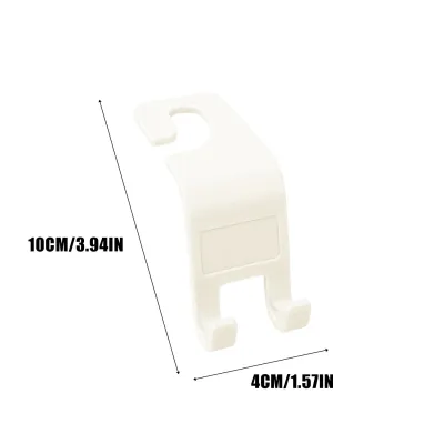 Car Hook Storage Space Saving Organizer Car Seat Headrest Hook for Bag Clothes Truck SUV Sedan Pickup Automotive Driving Travel