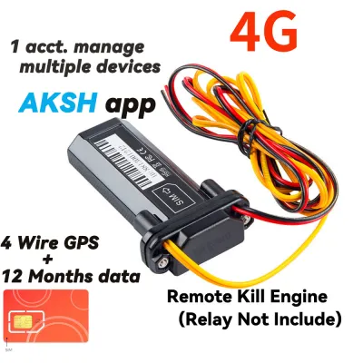 GPS Tracking Device Car GPS Tracker With Built Battery For Car Motorcycle Aika App Realtime Tracking