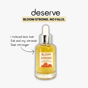 deserve BLOOM STRONG Anti Hairloss Serum Hibiscus Hair Growth Scalp Serum (50ml)