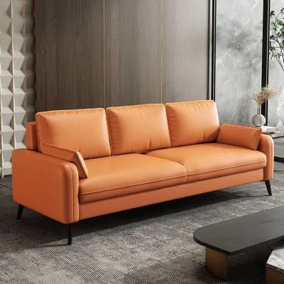 Technology fabric sofa small living room bedroom apartment double or three person Nordic modern minimalist sofa
