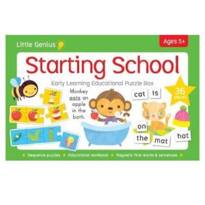 Little Genius Early Learning Box Writing For Kids With Puzzle Magnets & Workbook