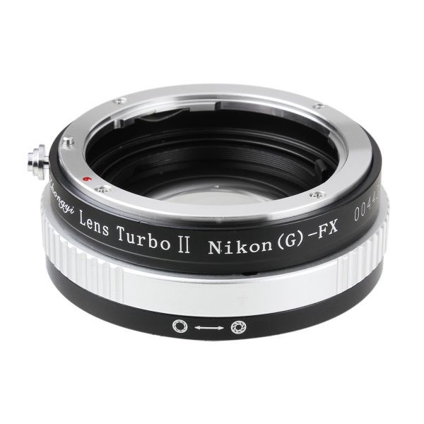 Zhongyi Mitakon Mitakon Objektiv Turbo Adapter Mark II für Canon FD Objektiv auf Fuji X Mount Kamera