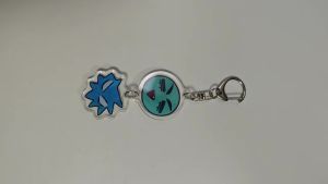 Alien Stage Ivan x Till Clear Acrylic Keychain Anime Couple Charms Schoolbag Backpack Pendant Collectible Otaku Merchandise