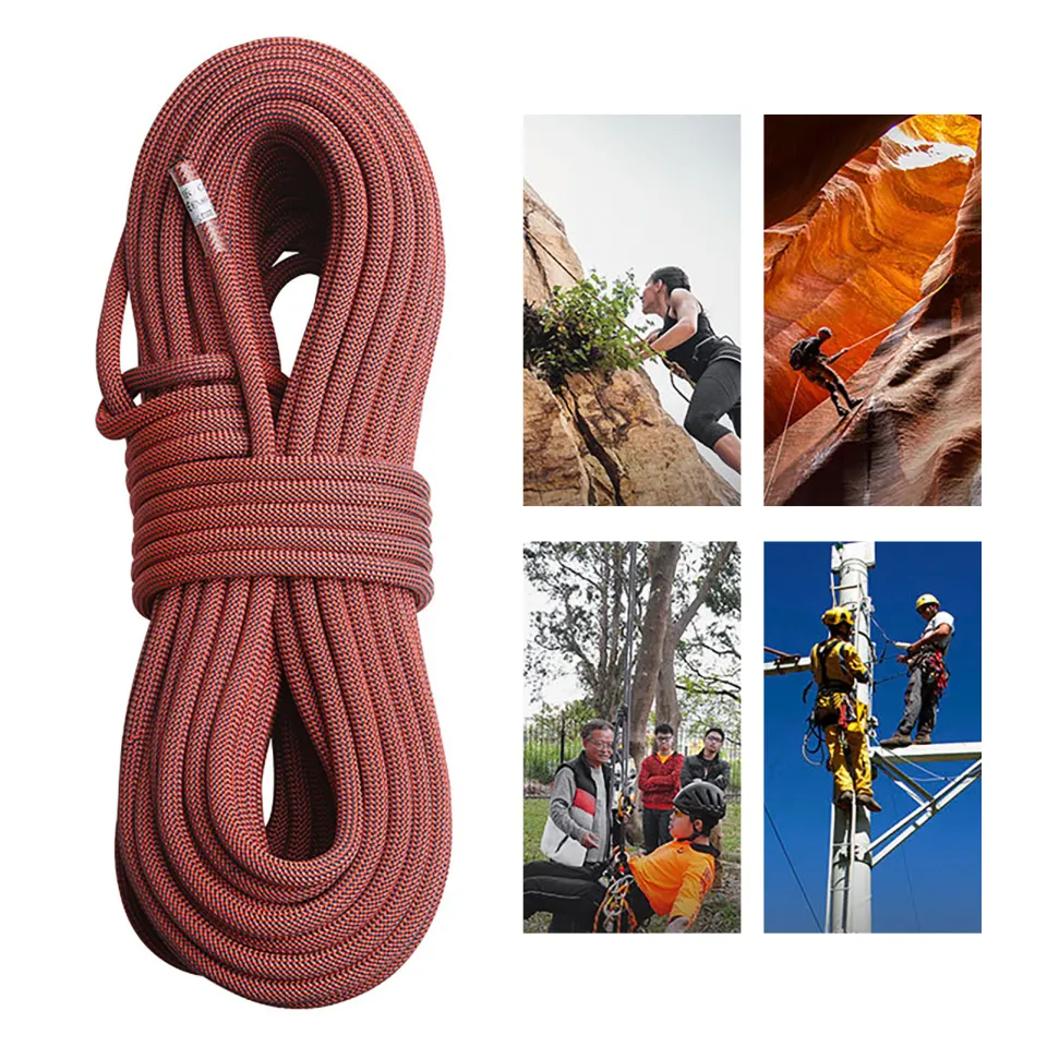 10.5MM Climbing Rope Wear-resistant Non-Slip Flexible Strong Buffer  Security Rappelling Rope Outdoor Supplies Rescue Rope Non-Slip