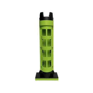 CAEWE Plastic Fishing Box Rod Stand Durable Portable Fishing Tackle Box Bucket Mount Parts Solid Base Rod Holder Fishing Accessories