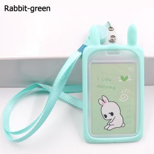 【Ready Stock/COD】1PC Cute Retractable Reel Lanyard Bus Card Case ID Card Sleeve Card Holder