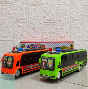 Mainan Anak Bus Basuri Telolet Baterai Lampu & Musik 368B-6