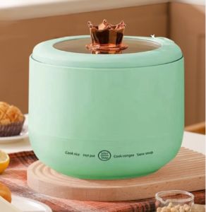 Rice Cooker Mini 1.8L/Magic Com Portable Penanak nasi 450watt Panci Listrik Mini Rice Cooker Penanak Nasi Mini Alat Dapur Multifungsi