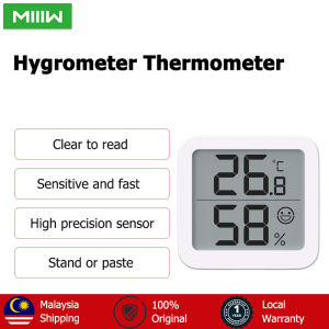 Xiaomi MIIIW LCD Digital Hygrometer Thermometer Indoor Room Electronic Temperature Humidity Meter Sensor Monitor Monitoring Sensitive High Precision Sensor