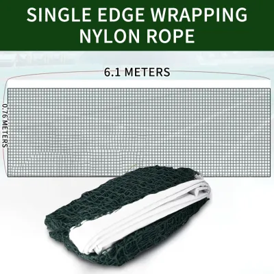 Portable Badminton Net Indoor and Outdoor Standard Competition Training Badminton Net Barrier Net