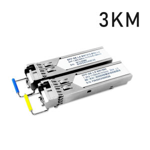 1 Pasang SFP Bidi 1.25G 1310/1550 3Km/20Km Single Mode SC Connector Optical Fiber Transceiver Huawei Compatible