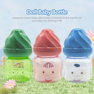 60ML Baby Newborn Mini Portable Feeding Nursing Bottle BPA Free Safe Infant Nursing Nipple Care Feeder Fruit Juice Milk Bottles