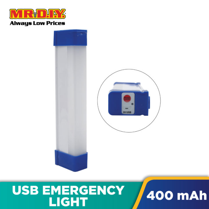 MR.DIY USB Emergency LED Light Lazada