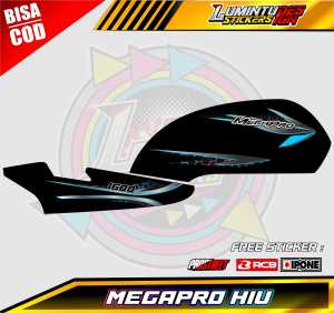 STRIPING VARIASI MOTOR MEGAPRO HIU/ STICKER LIST MOTOH HONDA MEGAPRO HIU