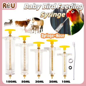 10 20 50ML Baby Bird Feeding Syringe Handfeeding Tools Quality Silicone Hose Heatproof Durable