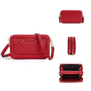 Túi giỏ xách đeo chéo nữ ví cầm tay nữ thời trang size 20cm chất liệu da PU cao cấp với nhiều ngăn tiện dụng TX084