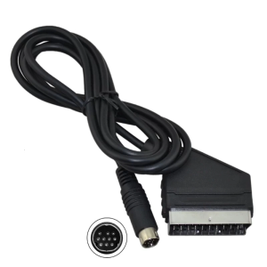 1.8m RGB Scart Cable AV Cord Connection Line with Stable Transmission for for Saturn PAL NTSC Game Console Version