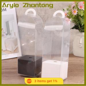 Aryio Hoa hồng trong suốt hộp nhựa bánh bao bì hộp florist gói hộp