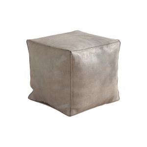 LEKGAVD Non-Slip Storage Stool Large Capacity Waterproof Unstuffed Cushion Cover Modern Stackable Leather Pouf Room