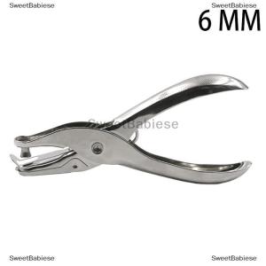 [COD] SweetBabiese เครื่องเจาะรูขนาด3 6มม. เครื่องเจาะกระดาษแบบรูเดียวแบบพกพาวัสดุทำจากกระดาษสำหรับทำสมุดภาพงานหัตถกรรมโลหะอุปกรณ์ในสำนักงาน