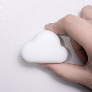 Cute Clouds Toothbrush Holder Bathroom Creative Organizer Wall-mounted Storage Rack