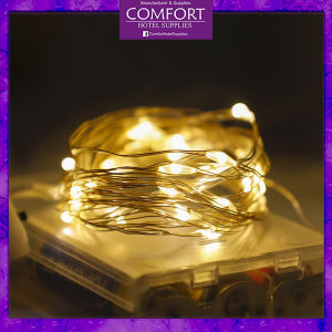 Comfort Hotel Supplies Led String Lights Christmas Waterproof Copper Wire Led Fairy Lights Battery Powered for Decoration