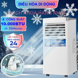 Điều hòa di động TOTOYOMY TIW-A100C 3 trong 1: làm lạnh từ 16-32 độ hút ẩm lên đến 24L/ngày và chế độ quạt gió giúp căn phòng luôn được mát mẻ khô thoáng tạo cảm giác cực kỳ dễ chịu