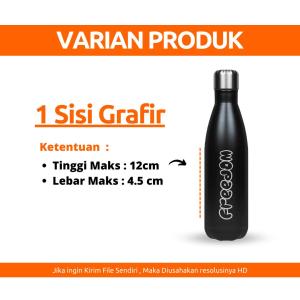 Tumbler Stainless Custom Termos Bowling Minum Botol Minum Tahan Panas Dingin Grafir Souvenir Vacuum
