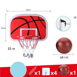 [Tặng kèm bóng] Bộ bóng rổ mini treo tường cho bé có tặng kèm bóng và bơm hơi giúp phát triển chiều cao và tăng khả năng vận động cho bé