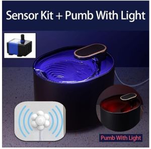 Teekland Bộ lọc tuần hoàn tự động dụng cụ lấy nước cho thú cưng thông minh 3L máy nước trực tiếp cho mèo máy lọc nước im lặng nguồn nước chảy chó nhỏ mèo thiết bị uống tự động cho mèo có bộ lọc an toàn điện tự động tắt với đèn LED