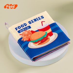 LAKOE Buku Bantal Bayi 3D Mainan Bayi Softbook Buku Kain Bayi Cloth Book
