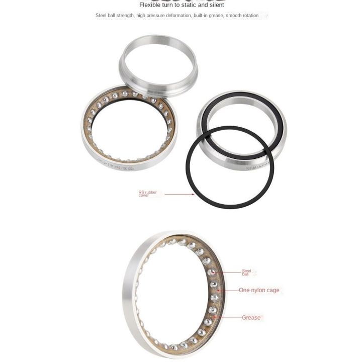 LITTLEX%20TOOPRE%20Bike%20Headset%20Bearing%20Wear%20Resistance%20Steel%20Bike%20Repair%20Parts%20General%20Steering%20Bearings%20Bicycle%20Accessories%20-%20Image%206