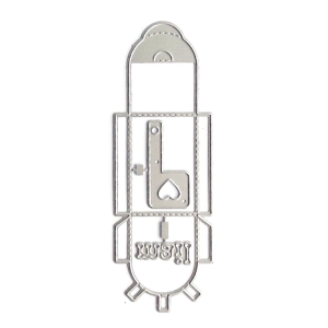 Metal Die Cuts Embossing Stencils 3D Stereo Mailbox Box Cutting Dies Stencils for Scrapbooking Album Photo Decorations