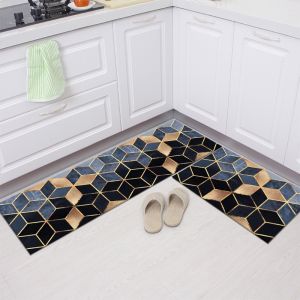 Kitchen Dining Table Printed Floor Mat Modern Cartoon Cat Floormat Bedroom Bathroom Entrance Doormat
