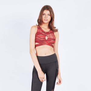 FUNFIT Crossover Tie-Back Sports Bra/ Crop Top (Variety Colour)