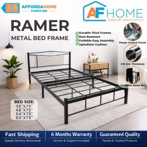 AF Home Ramer Metal Bed Frame