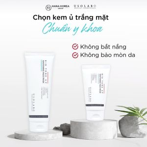 Kem ủ trắng da mặt Usolab Bio Tone Up Whitening Face Mask - Giúp da trắng sáng bật tone cải thiện sắc tố và làm mờ nám 50ml - DuocmyphamDrAn