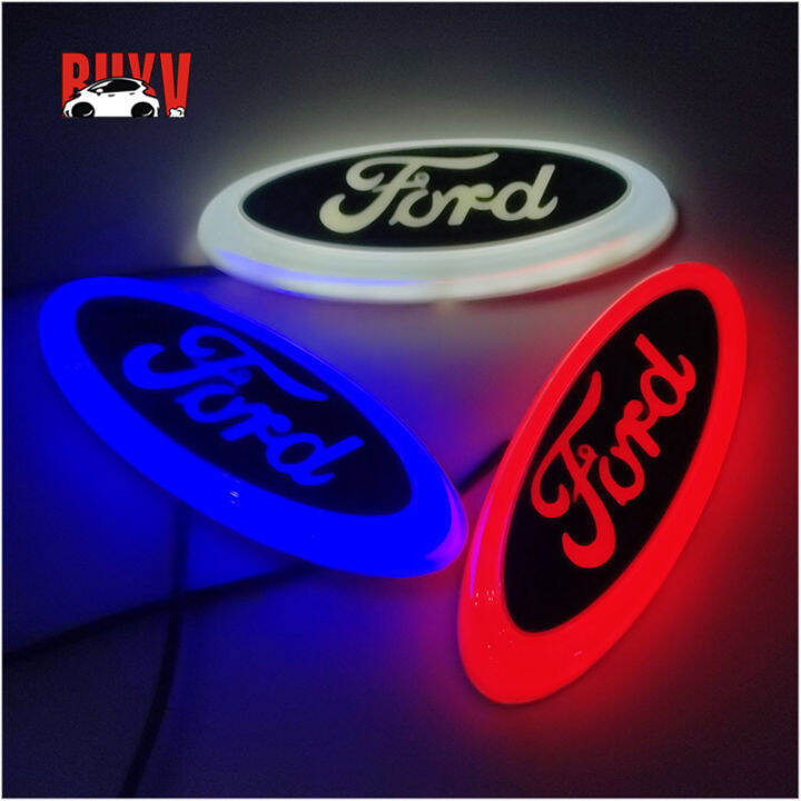 4d car logo badge online led light ford