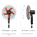 DESSINI ITALY 16'' Inch Stand Fan 3 Speed 5 Blade Oscillating Air Ventilator Conditioner Cooler Humidifier Kipas Berdiri. 