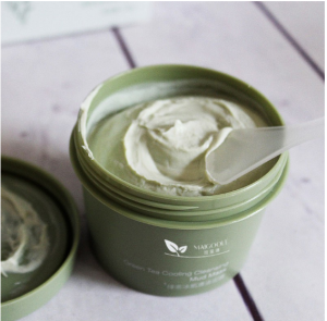 [READY STOCK]Masker wajah Moisturizing and anti-acne Green tea clay mask 100g