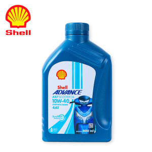 Genuine Shell Advance AX7 Scooter Oil 10W-40 4T 800ML 4-Stroke Motorcycle Engine Oil