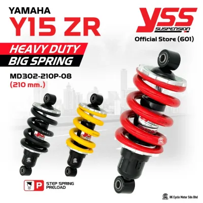 LC135 Y15ZR Y16ZR 200mm/203mm/205mm/208mm/210mm YSS Double Tube Hydraulic Suspension. For YAMAHA LC 135 Y15 Y16 ZR