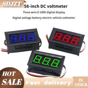 SDJZT Digital Voltmeter DC 100V 10A Voltmeter Ammeter Dual Digital Volt Meter Gauge Electromobile Motorcycle Car