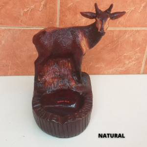 ASBAK ROKO UNIK RUSA/KIJANG /HOME DECORATION FULL WARNA