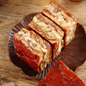 枣仁派手工切糕混合坚果酥玛仁糖巴旦木糕点每日坚果零食 Hand-cut cake mixed nut shortbread praline almond pastry daily nut snacks